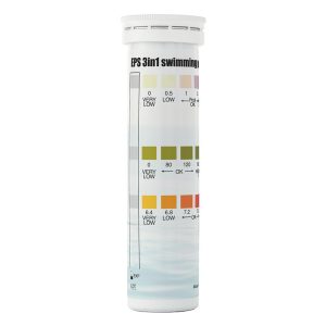 EPS 3-in-1 zwembad teststrips voor het meten van chloor pH en alkaliniteit