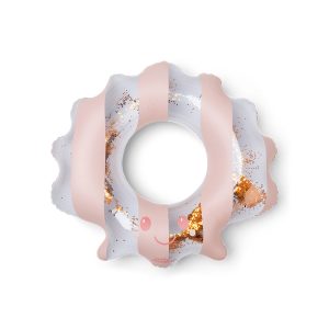 Zwemband 65 cm Roze Sally Shell opblaasbare roze zwemband met schelpdesign voor kinderen