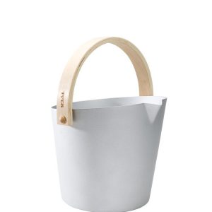 Tylo Ladle Zilver sauna lepel met houten handgreep
