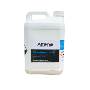 Zwavelzuur 15% 5 liter voor pH-correctie in zwembaden